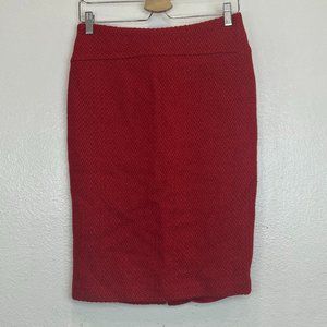 MOULINETTE SOEURS BOUCLE WOOL BLEND LINE PENCIL STRAIGHT SKIRT 4